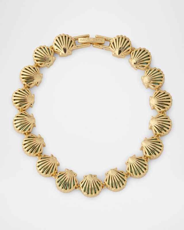 Beryl Shell Tennis Bracelet